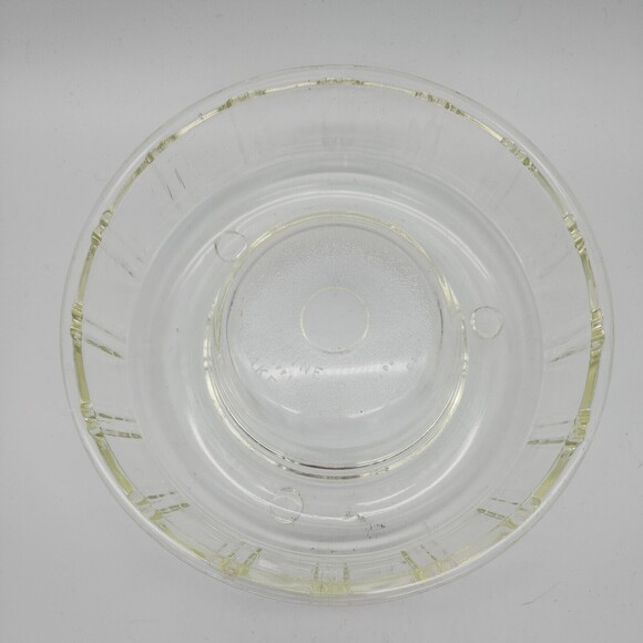 Baking Bundt Cake Pan Jello Mold Clear Glass Vintage McKee Queen Anne Glasbake - Picture 1 of 11